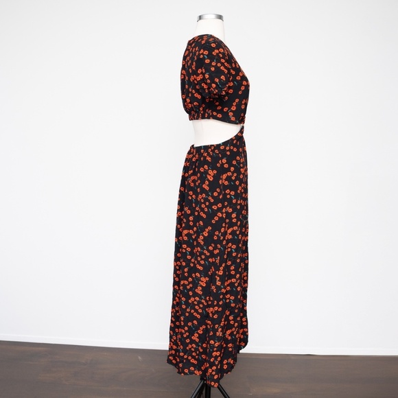 STAUD | Calypso Poppy Cut-Out Dress - Picture 5 of 14